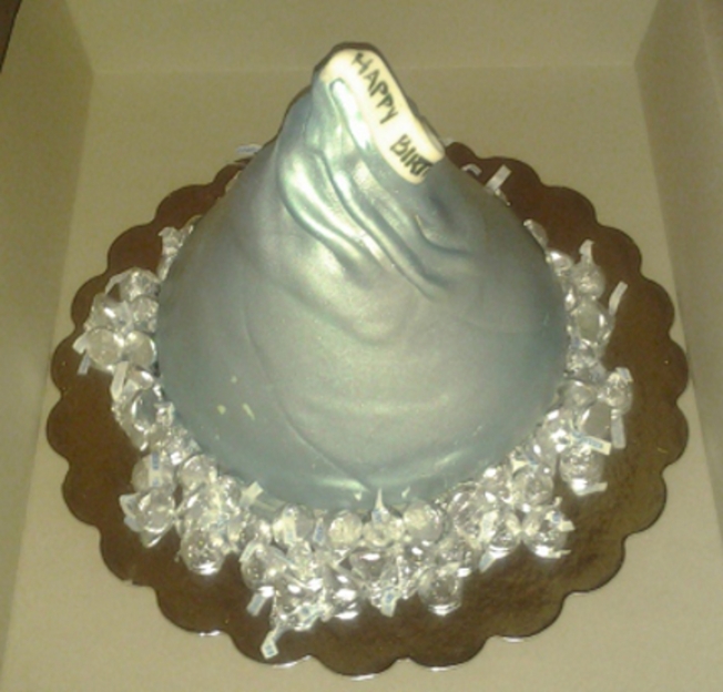 Hershey Kisses Birthday Cake